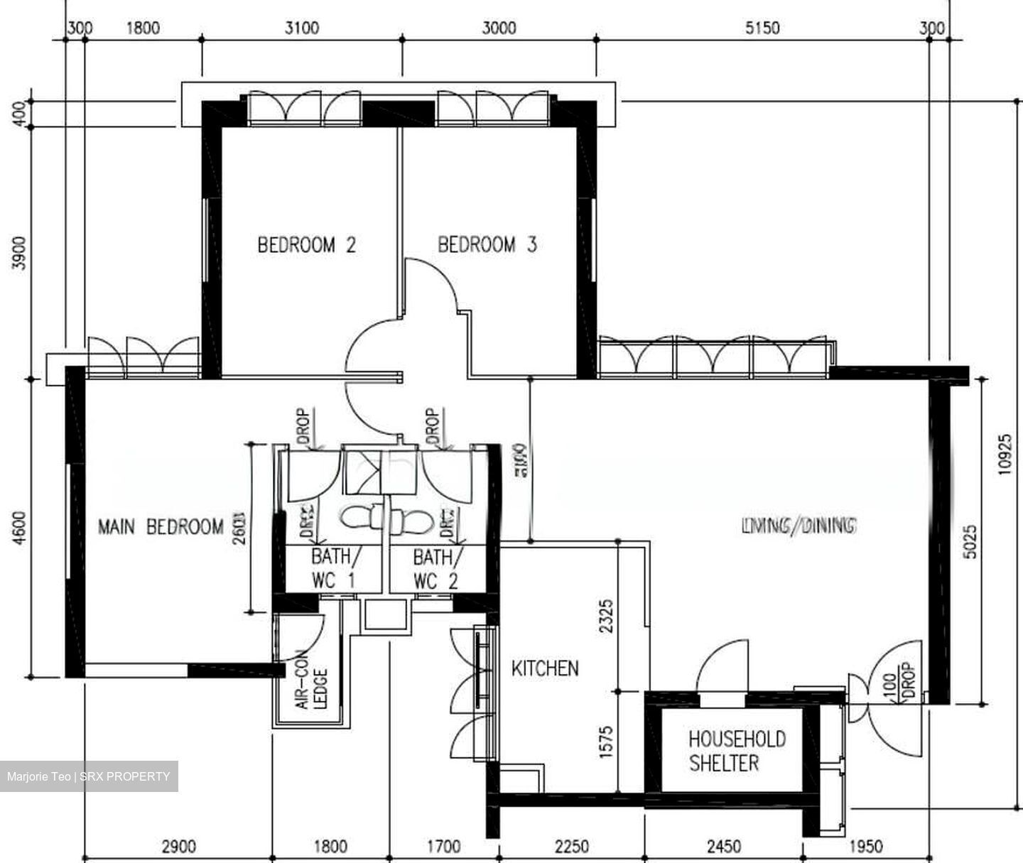 Blk 2C Kallang Heights (Kallang/Whampoa), HDB 4 Rooms #573713491
